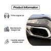 BMW X5 X6 X7 Quad Exhaust Tips G05 G06 G07 Dual Outlet Tail Nozzle Add-on