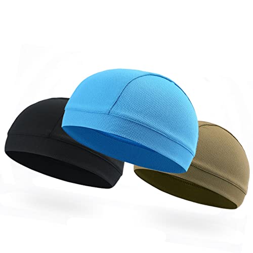 WHITE FANG Inner Beanie Cap Mesh Cap Sweat Absorbent Quick Drying Men's CA467 (Gray)