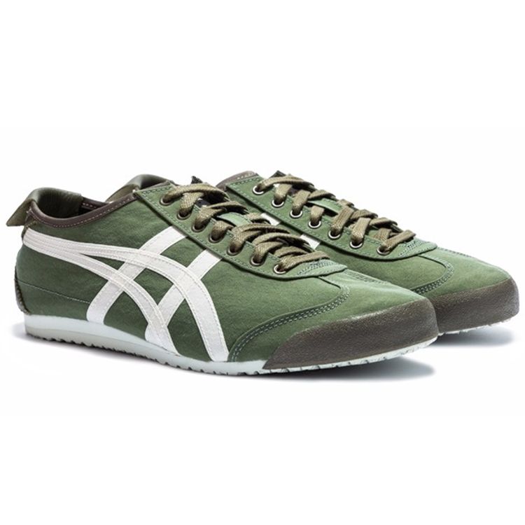 ONITSUKA TIGER Unisex Mexico 66 Olive Green White 1183A348-300
