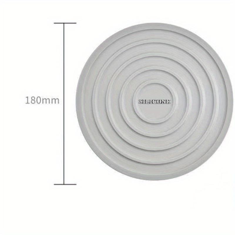 High Temperature Resistant Silicone Insulation Mat with Storage Seat Household Cup Mat Bowl and Tray Non Slip Silicone Mat.