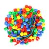 20~200PCS Beaded DIY Handmade Puzzle Wearing Beads Building Blocks Children Early Education Geometry Shape Bracelet Toy TMZ