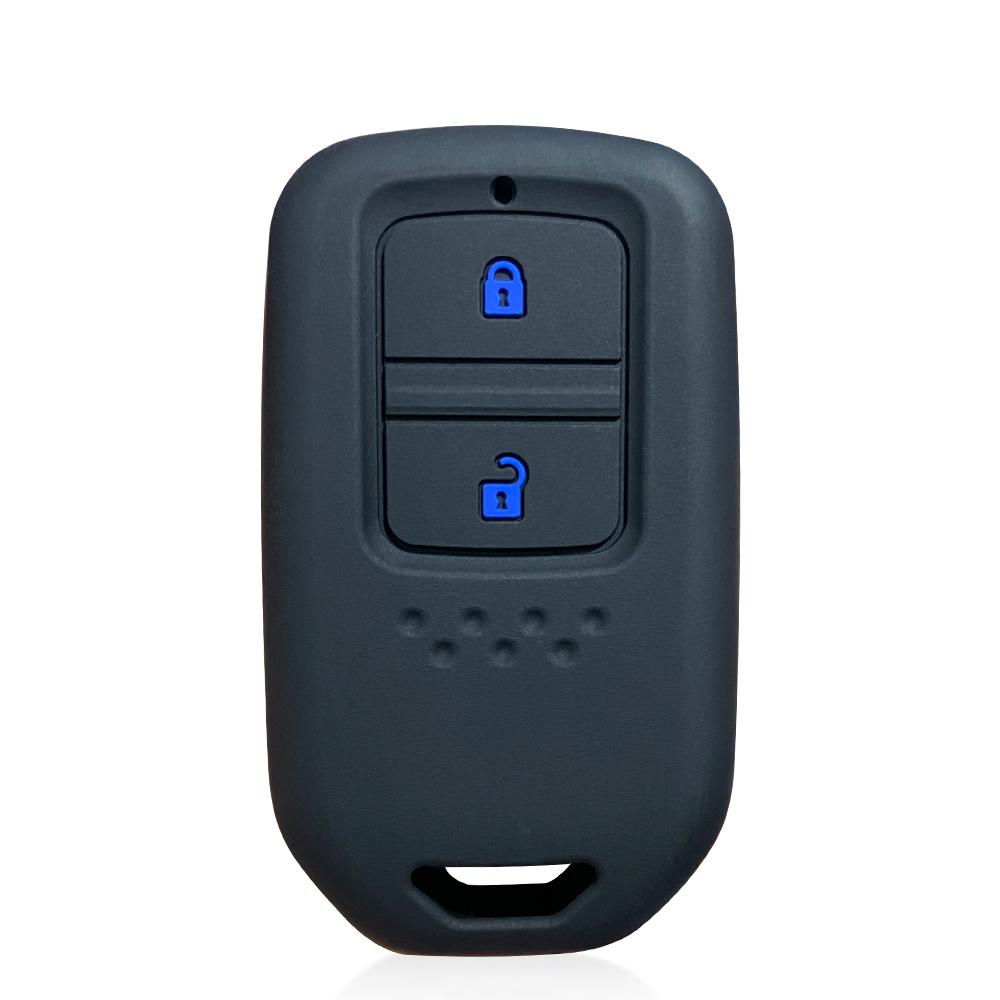 Remote Car Key Case for Honda Fit GP5 Shuttle Gp8  JADE VEZEL City Civic Jazz BRV 2 Buttons Key Cover Silicone Car Accessories