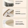360° Rotation Spice Rack Pantry Cabinet Non-Slip Seasoning Storage Turntable Kitchen Bathroom Cosmetic Salt Shaker Organizer