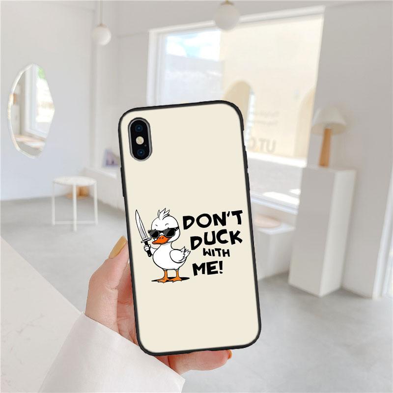

DUCK Cartoon Phone Case for OPPO A40 A60 A80 A15 A16 A16K A12 A17 A17K A54 A54S A53 A53S A55 A56 A57 A98 F23 OPPO A15