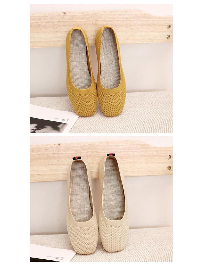 Women's Spring 2022 Knitted Slip-On Flat Loafers