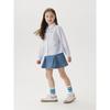 Mark Jenny Girls' Fresh Striped Miu-Style Lace Shirt Children's Shirt 2026 Spring Collection 250179
