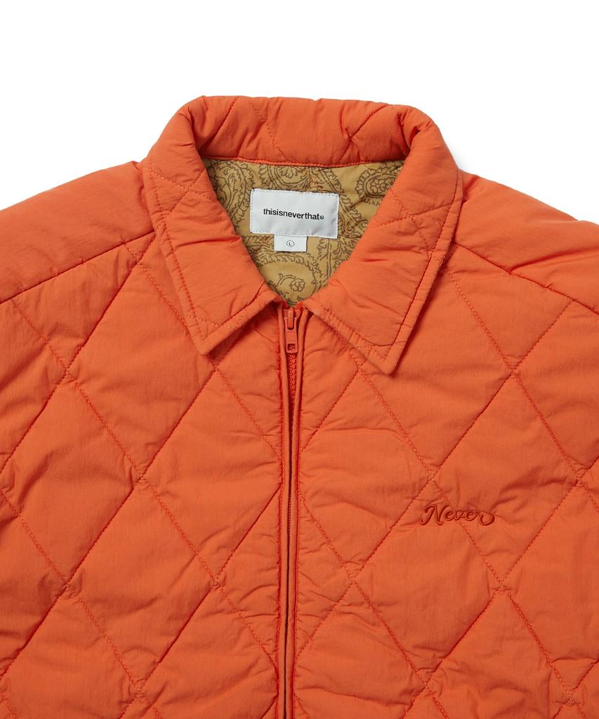 Thisisneverthat Quilted Jacket Orange