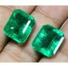 Natural Green Emerald 19.56 Carat Loose Gemstone CERTIFIED Colombian Cushion Cut Gfhjgt