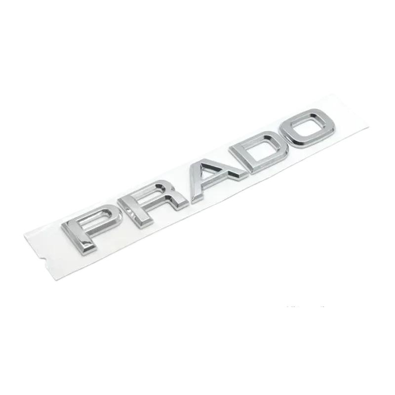 1Pc 3D letters Emblem Trunk Sticker For Toyota prado Rear Sticker Tailgate Sticker Auto Tuning Accessories