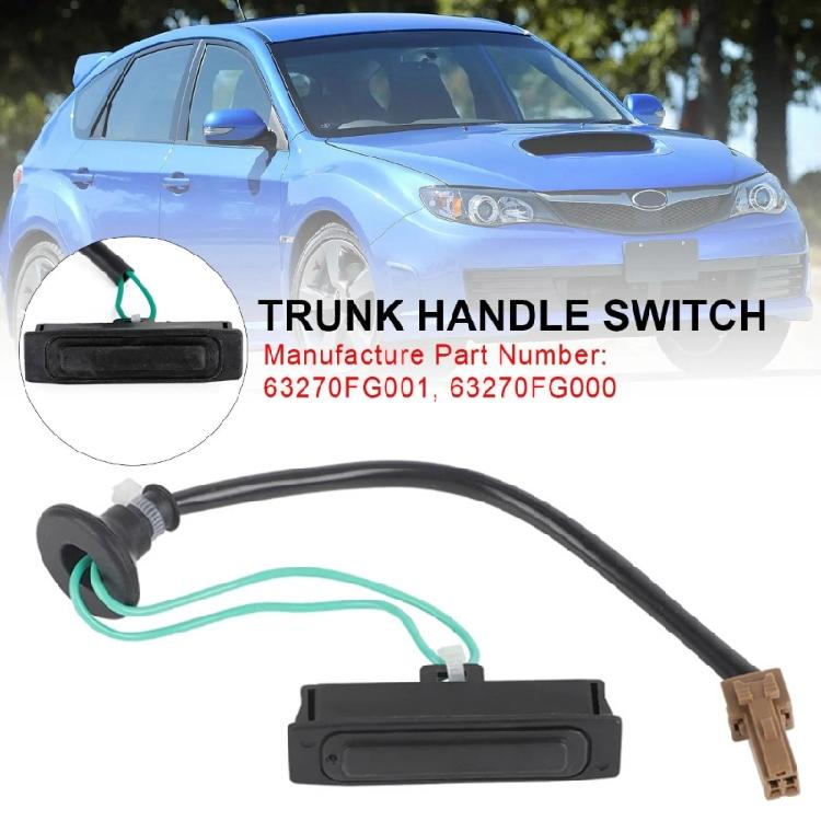 Tailgate Hatches Trunk Handle Switch Accessory 63270-FG001 63270FG001 Tailgate Switch Trunk Release Switch Replacement