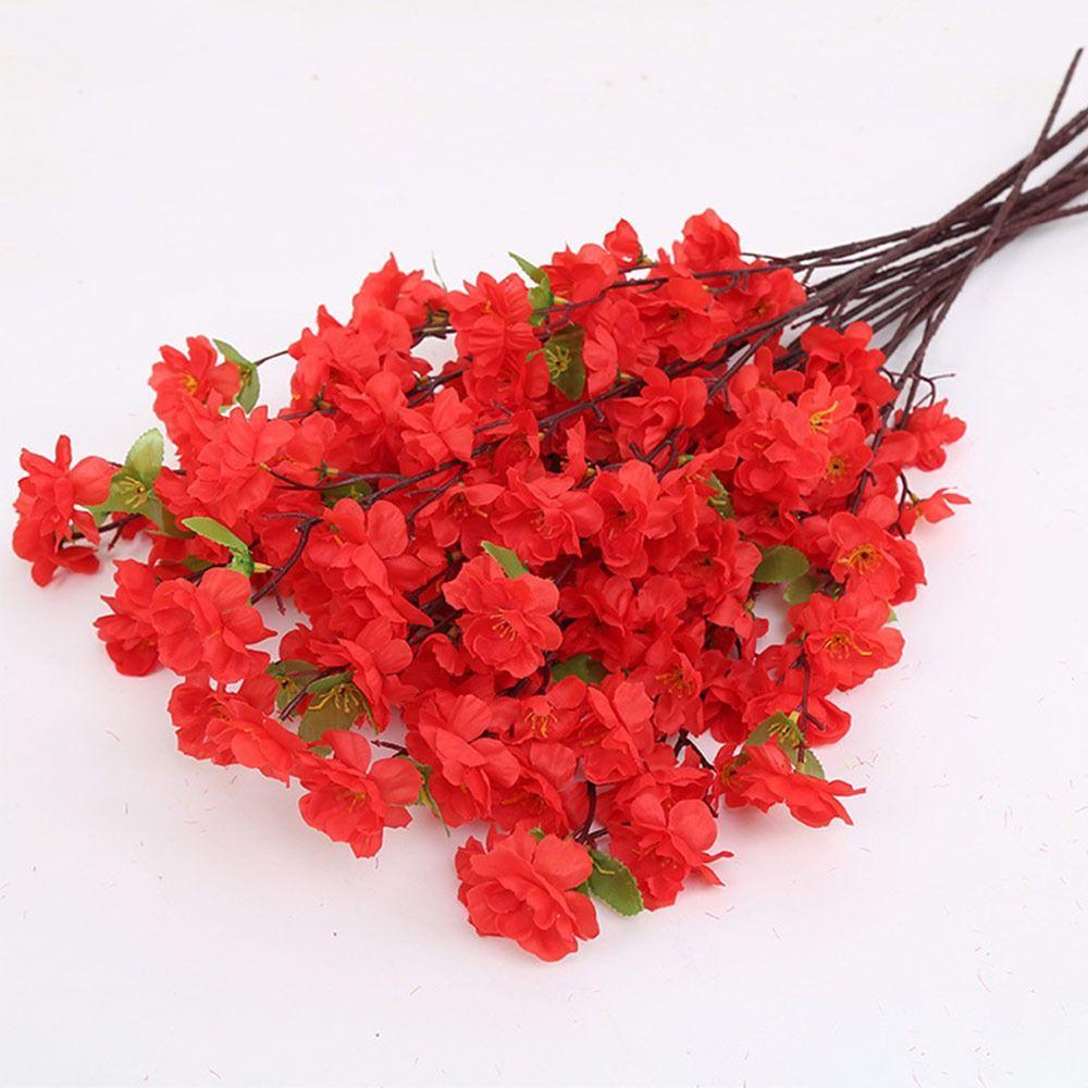 65cm Artificial Cherry Blossom Branches DIY Simulation Peach Blossom Home Dining Room