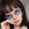 Women's sunglasses, men's and women's fashion frameless sunglasses, metal sunglasses