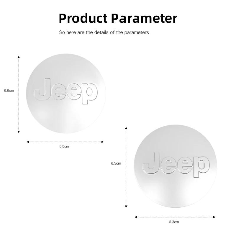 For Jeep 55mm/63mm Car Wheel Hub Cover Tires Center Replace Cap Accessories For Jeep Renegade Compass Grand Cherokee Wrangler