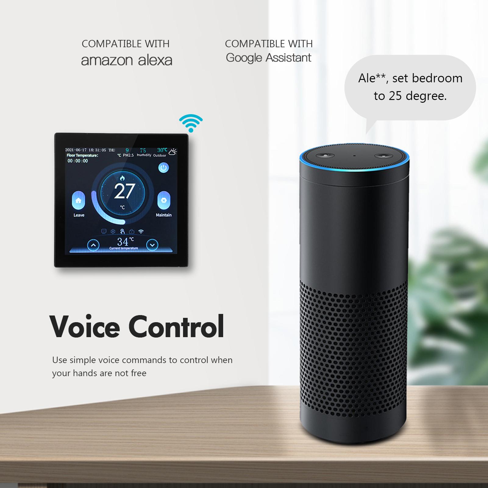 

85-275 В Wi-Fi умный термостат, программируемый термостат, 5 + 2/6 + 1/7 дней, расписание, приложение, дистанционное управление