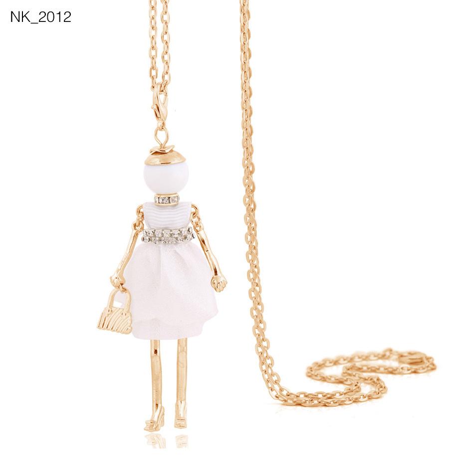 Cute Women Necklace Statement Lady Charm Long Trendy Necklace New Fashion Female Big Pendant Lovely Jewelry Gift