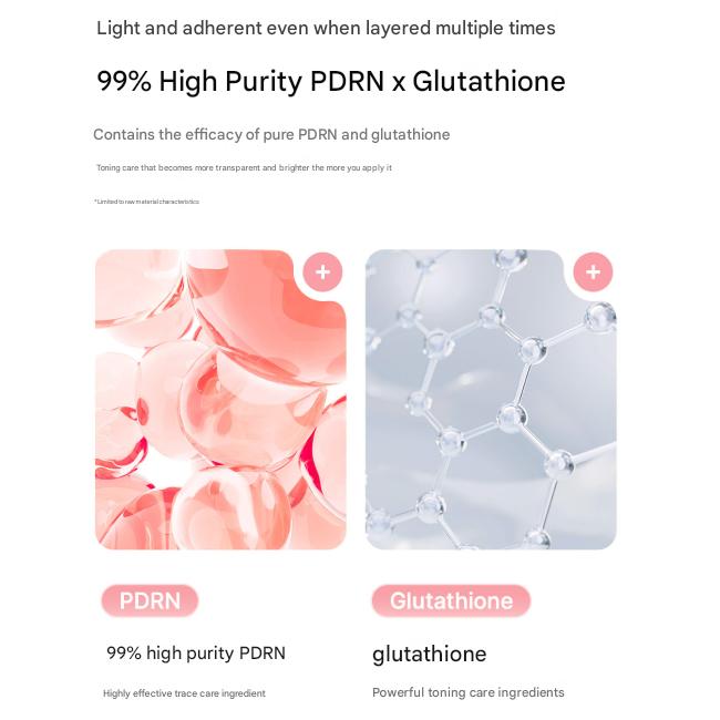 Medicube Crème solaire PDRN Tonifiant Rose 50ml  (3 Options)