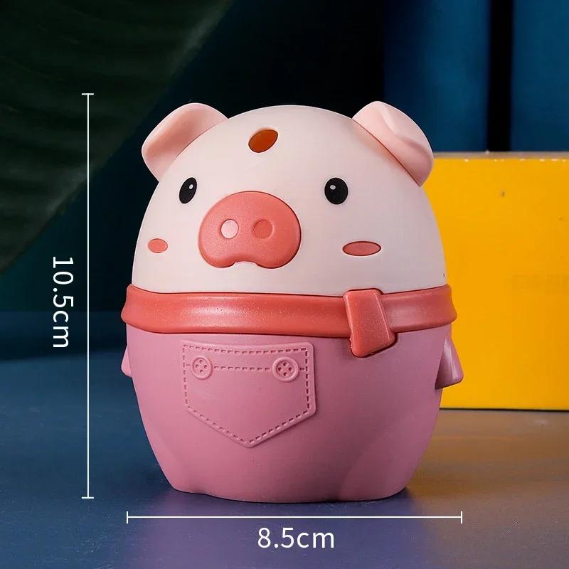 Press-type Automatic Pop-up Toothpick Box Household Creative Cartoon Restaurant Little Pig Toothpick Holder Daily Toothpick Box
