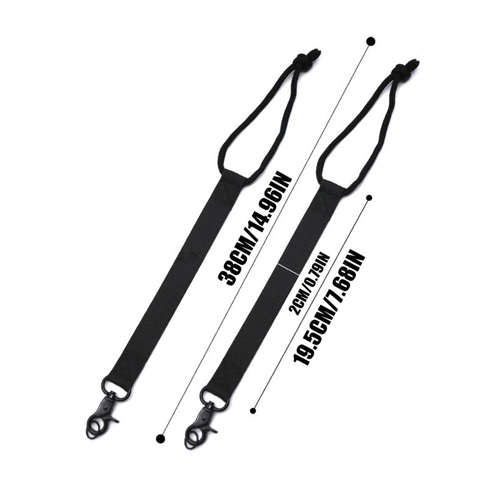 Snowboard Buckle Leashes 2-Pieces Ski Protection Safety Rope Snowboarding Security Supplies For Men Women Adults Hobbyists