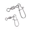200Pcs Stainless Rolling Swivel Nice Snap Lure Connector Fishing Swivels Snap