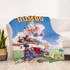 1pc, Disney Cute Dumbo Themed Blanket Seasonal Home Decorative Throw Blanket, Living Room, Travel, Camping, Car Blankets