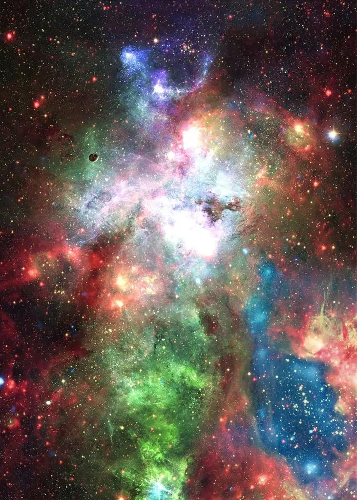 Colorful Nebulae Posters Space Vast Universe Milky Way Star Prints Canvas Painting Wall Art Picture Living Room Home Decor