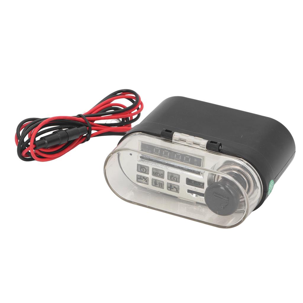 Waterproof Bluetooth Motorcycle Speaker Multifunction Fast Charging Usb Phone Charger with Cigar Lighter Socket