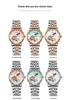 Genuine Automatic Mechanical Waterproof Watch for Women - Trendy Multi-Functional with Day, Date, Month, Year, and Starry Design.