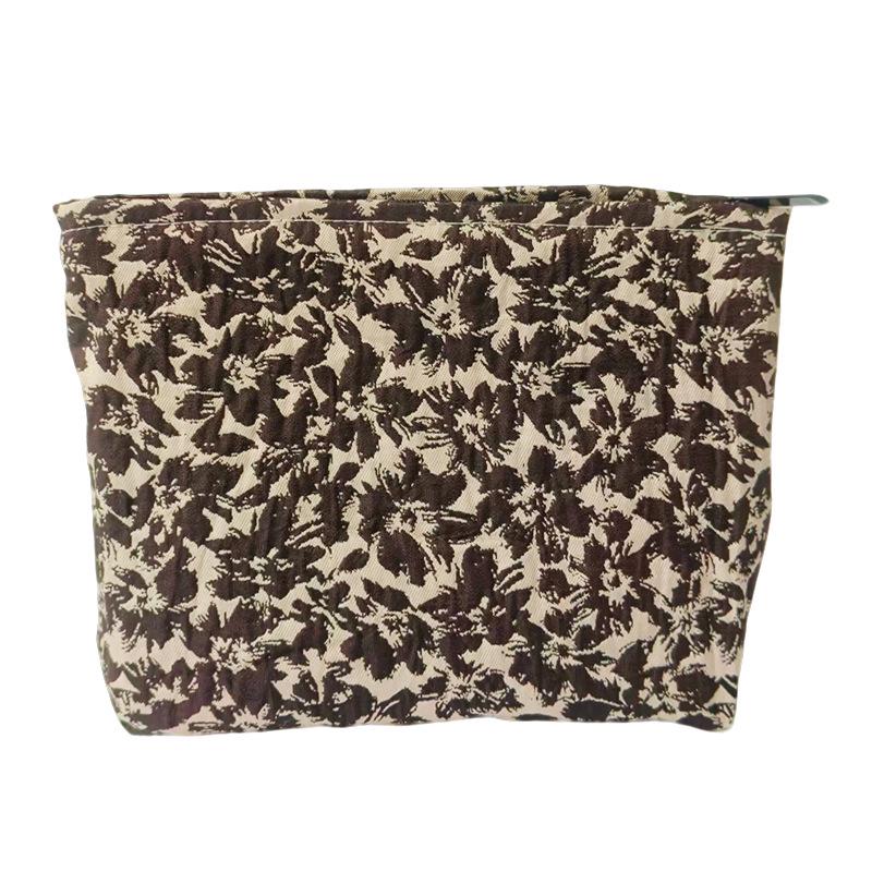 

Japanese Floral Jacquard Makeup & Storage Handbag 26 x 18.5 cm