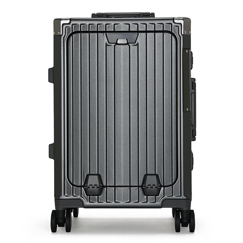 Moncaroni MK19 Front-Opening Aluminum Frame Hardside Luggage