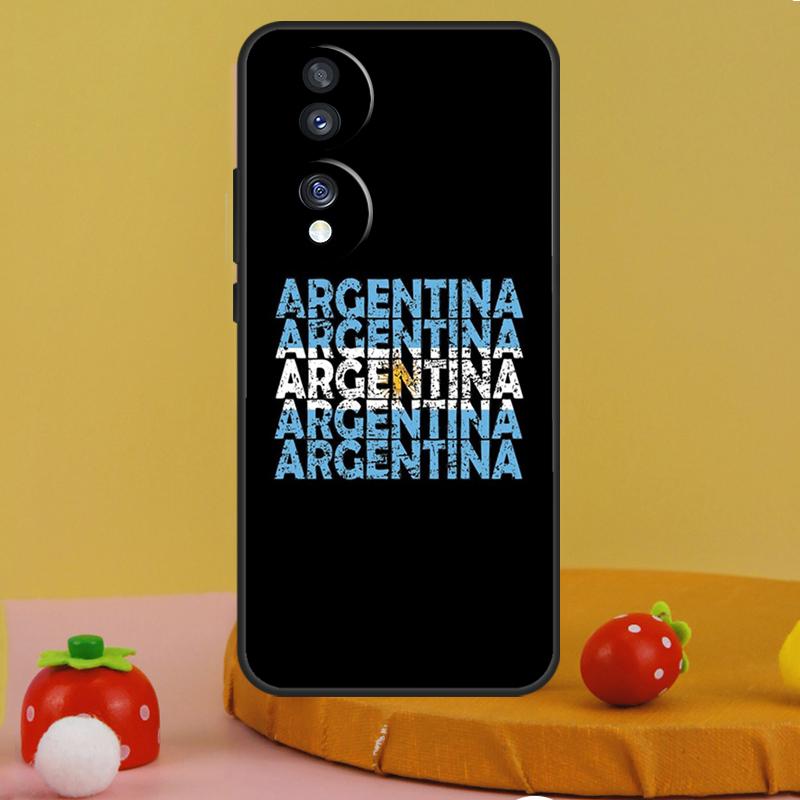 Argentina Flag Case For Honor 200 Pro X9a X9c X8a X7a X6a X7 X8 X9 X8b X9b 50 70 90 Magic 5 6 Lite Cover