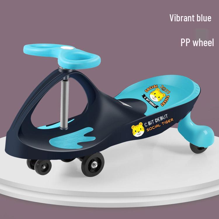 

Anti-Rollover Baby Walker & Twist Scooter, Suitable for 1-3 Years Old