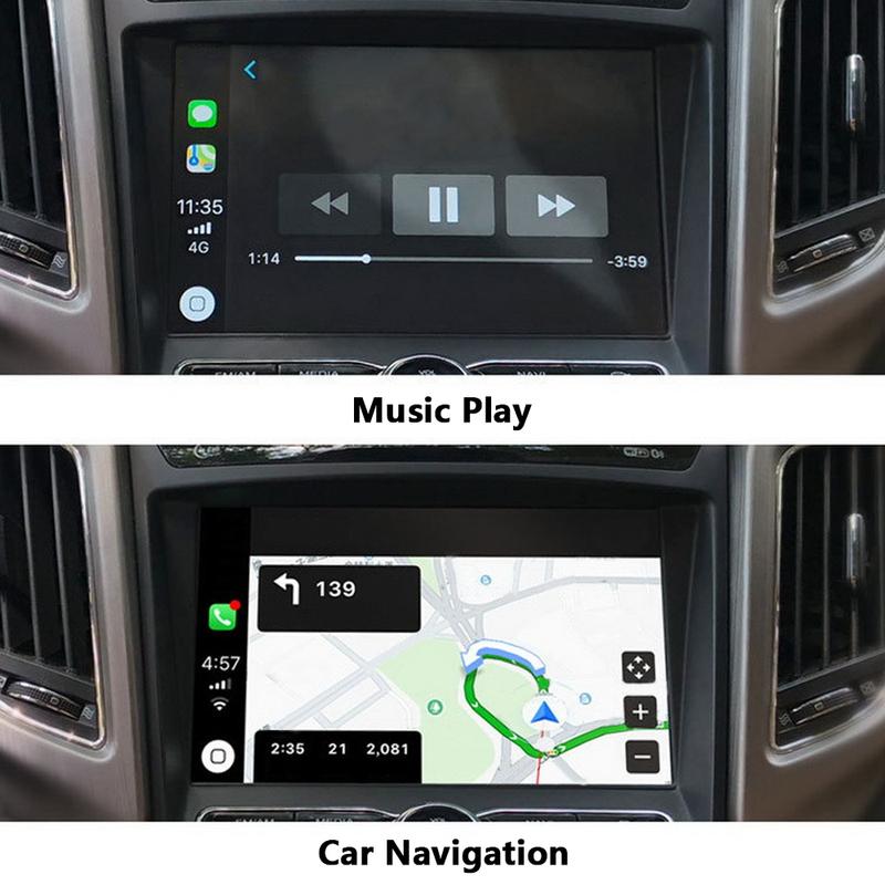 Projection Screen And Cell Phone Full Application Fit For Ios And Android Phone System Car Play Adapter with Voice Control