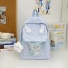 Schoolbag Japanese Two-dimensional Transparent Baby Bag Cute Backpack Trend Polka Dot High-value Female Student Schoolbag Bar Pain Bag