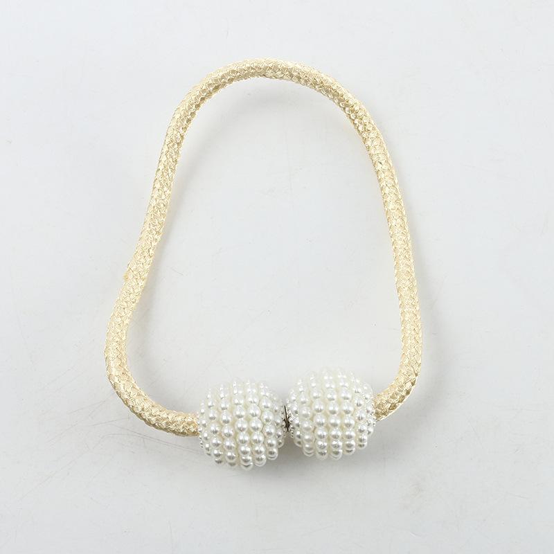 

Жемчужные магнитные шторы с пряжками Современные оконные шторы Магнитные держатели-клипсы Держатели Пояс для штор Аксессуары Single list price топаз