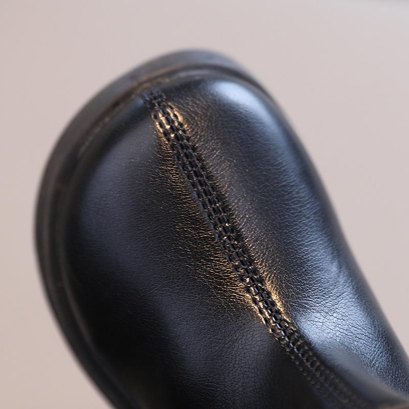 Botines Elegantes para Niños para Otoño/Invierno – Cálidos, Cortavientos Estilo Británico para Niños y Niñas