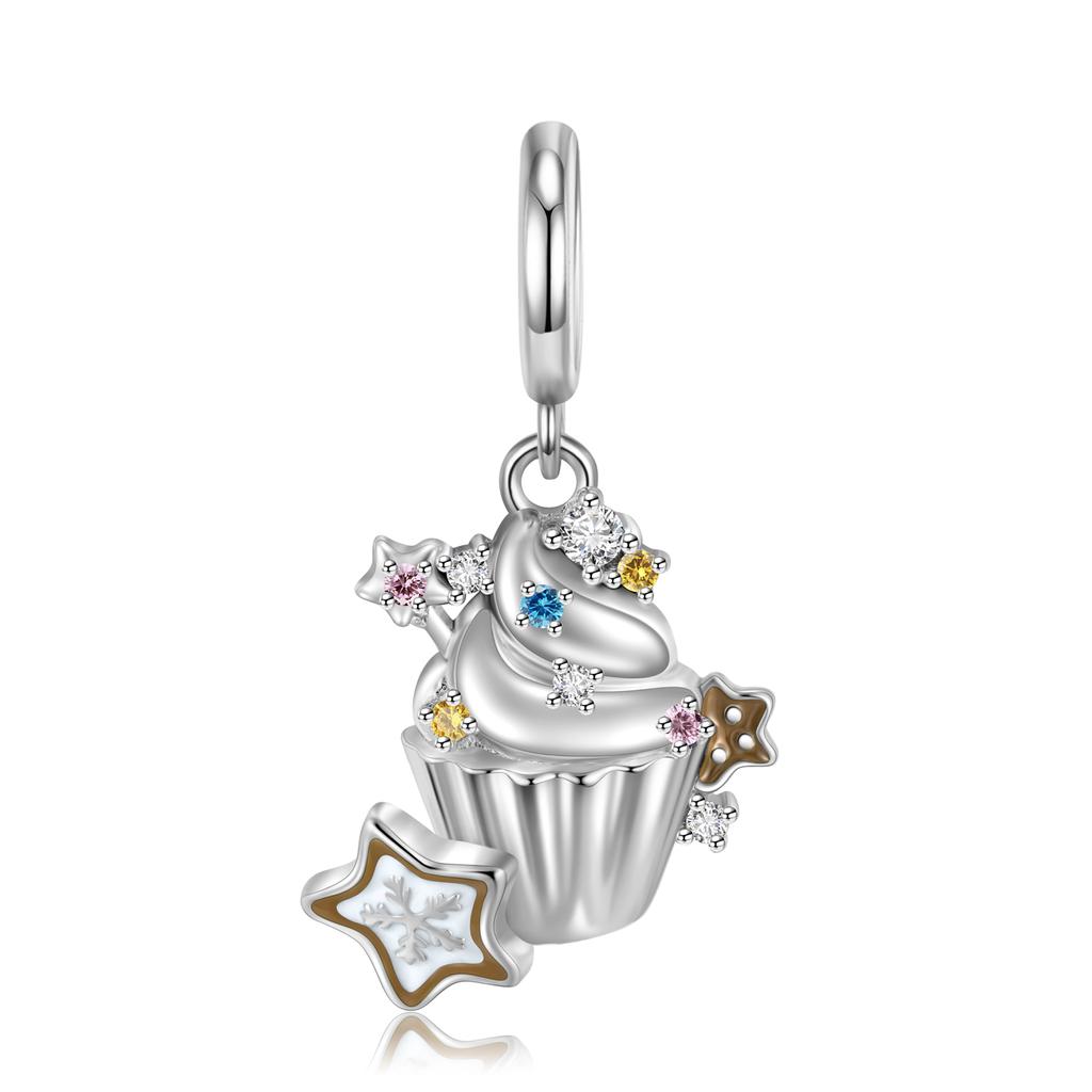 Bell Candy Weihnachtssocken Anhänger Original 925 Sterling Silber Emaille Bead Fit Damen Charm Armbänder Schmuckherstellung Charms Geschenk