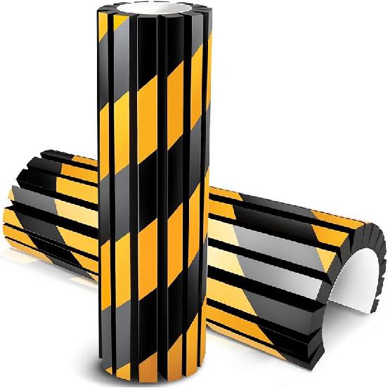 2Pcs Garage Wall Protector, Reflective Foam Garage Bumpers For Parking Car, Wall Column Corner Guard Garage Wall Bumper, Garage Pole Protector