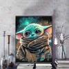 Disney Diamond Painting Baby Yoda Starry Sky Art Painting Rhinestone 5D Mosaic DIY Cross Stitch Gift Home Decoration