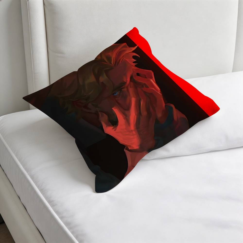 Hot Game Mouthwashing Fashion Square Pillow Case Durable Throw Pillow Cover for Sofa Couch Chair