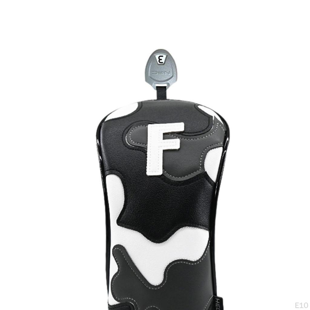 Golf Club Head Cover Anti Scratch Wood Headcover,PU Leather,Fashion Portable