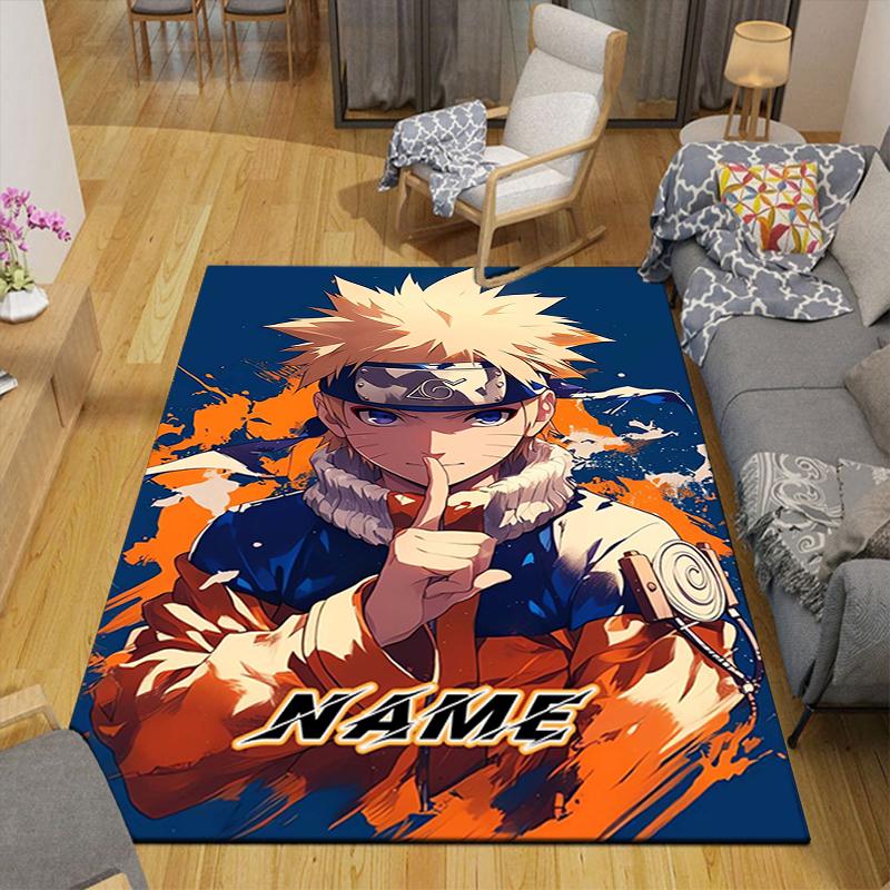 Custom 1Pc Naruto Fire Determination Rug Office Carpet Indoor Outdoor Entrance Doormat Nonslip Soft And Comfortable Living Room D2915191