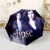 Vampire Diaries Compact Travel Automatic Umbrella Compact 8-Rib Design Foldable Design Travel Essential Fashion Lovers Stylish Gift for Women