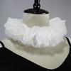 Fake Collar Round-Neck Sweatshirts Tops False Collar Lace Closure Halloween Masquerade Shirt Neckline Enhancer