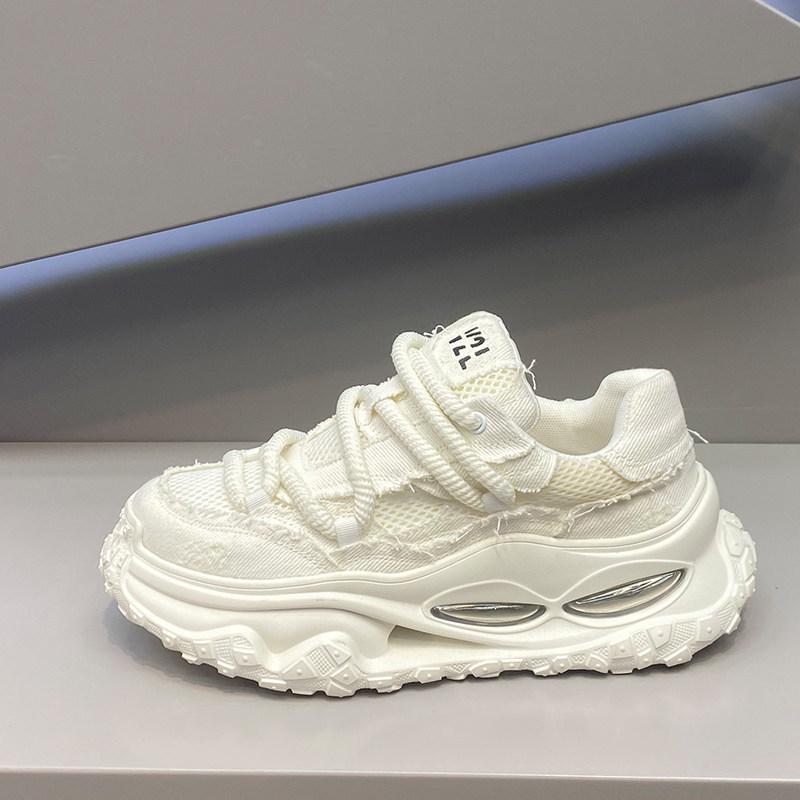 Summer new air cushion bottom dad shoes make old mesh breathable retro casual shoes v2