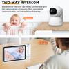 ABM570 5-Zoll Kabelloser Baby Monitor mit HD Infrarot Nachtsicht