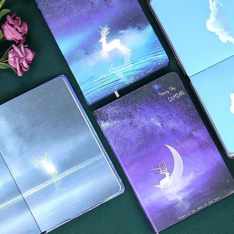 Retro Starry Sky Student Diary: Full-Color Planner Notebook