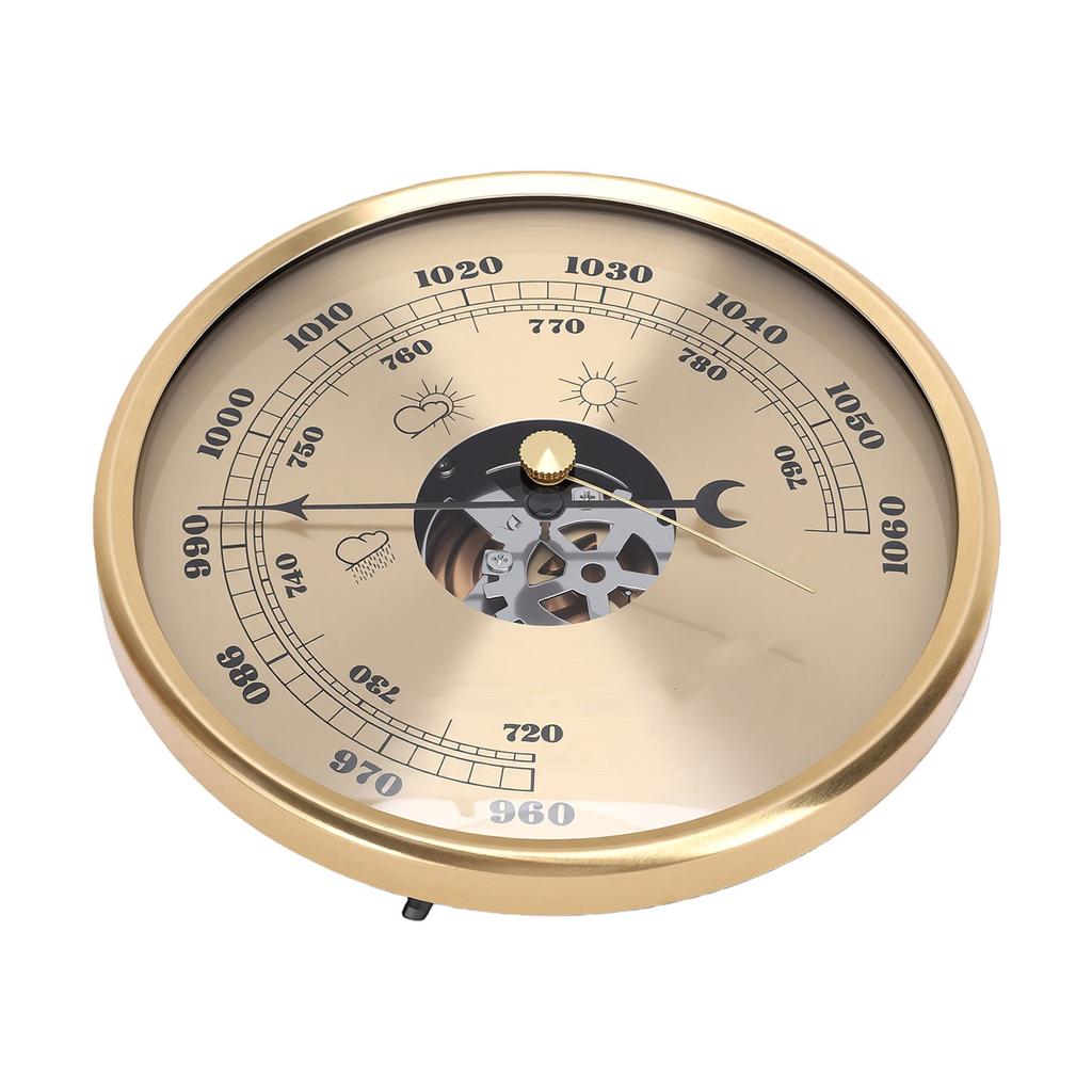 3 in 1 Barometer Thermometer Hygrometer 130mm Wall Or Desk Mount Barometric Pressure Gauge for Home Office Greenhouse