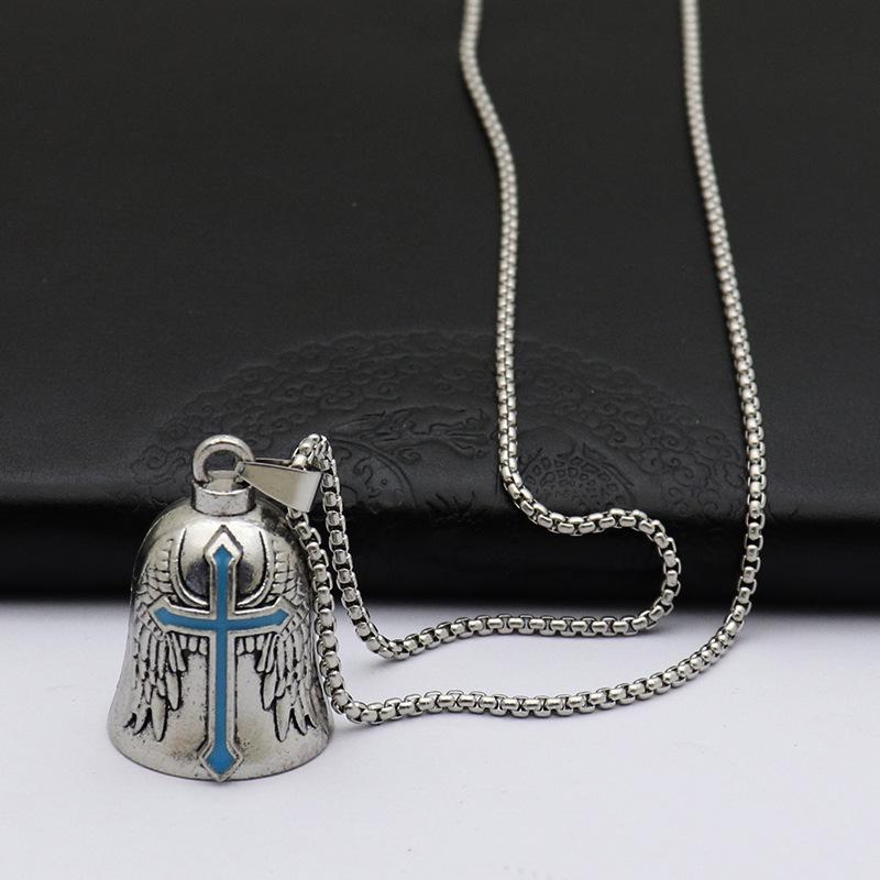 Retro Metal Jewelry Keychain with Bell Pendant - Car and Bag Decoration