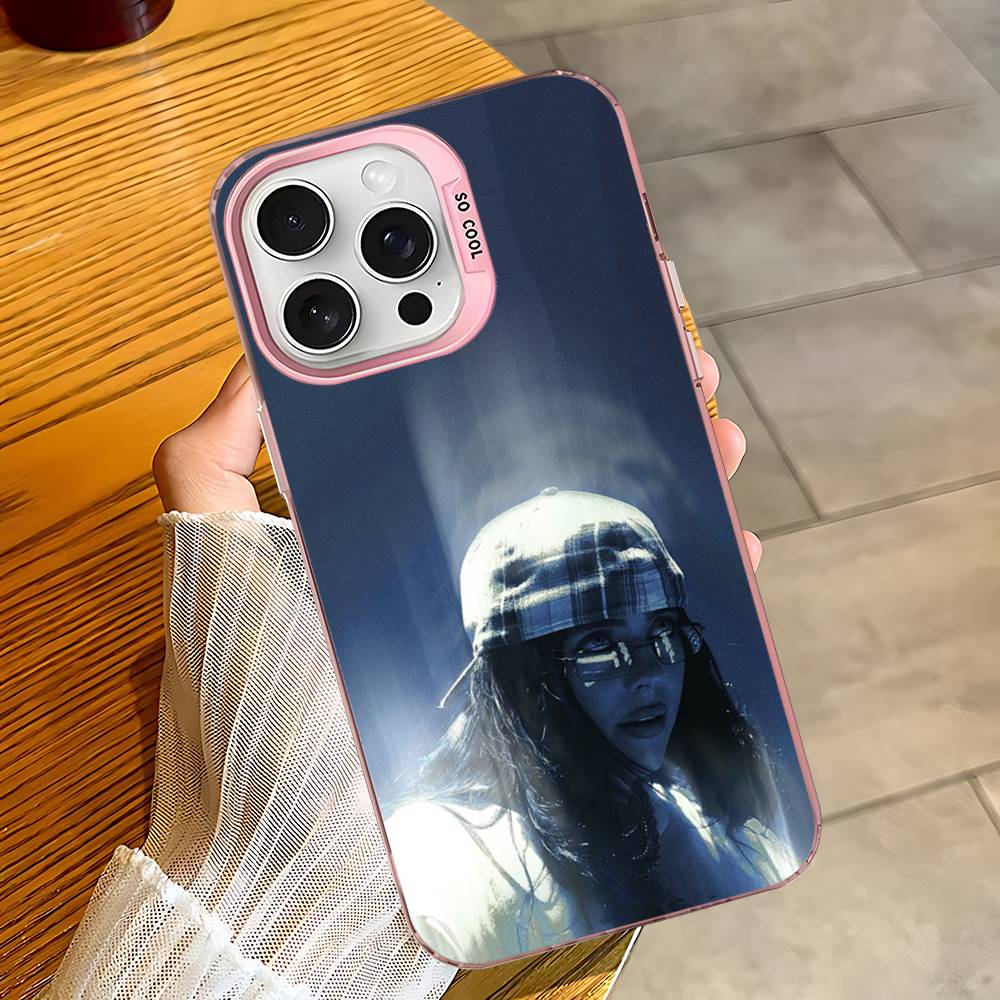 

B-Billie E-Eilishes Цветной чехол для телефона для iPhone 17 16 15 14 13 12 11 Pro Max Plus Pro iPhone 14pro max
