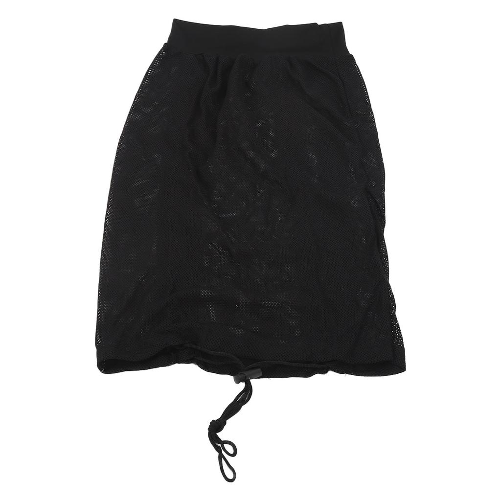 4pcs Hair Net Plopping Hat Drawstring Adjust Strap Washable Reusable Net Plopping Cap for Drying Curly Hair Black